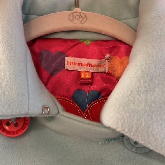 Little Miss Matched Girl’s size 12 wool pea coat. - Picture 2 of 6